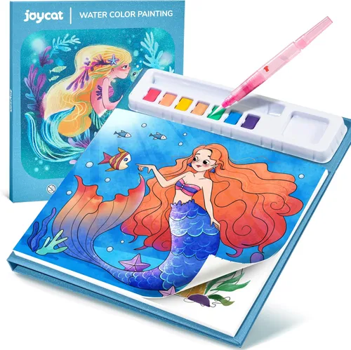 Miniatura 11 de JoyCat Libros de colorear con pintura y agua para niños pequeños, juegos de pintura acuarela para niños de 3-5 4-8 años, juguete de dibujo