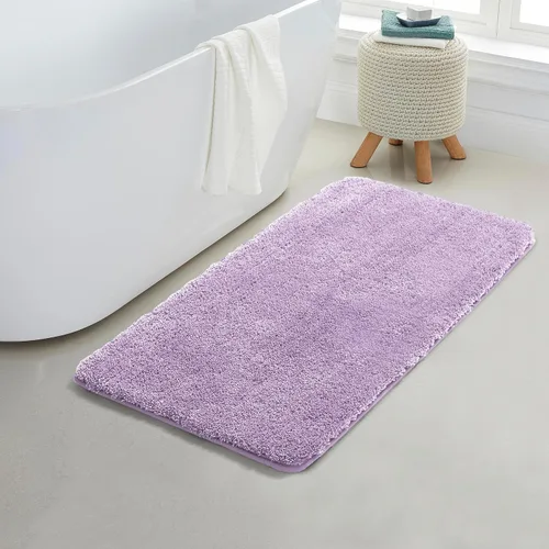 Miniatura 34 de YHF - Alfombras de baño de 20 x 32 pulgadas, extra gruesas y suaves, de microfibra peluda, lavables a máquina, alfombras de baño absorbentes, tapete