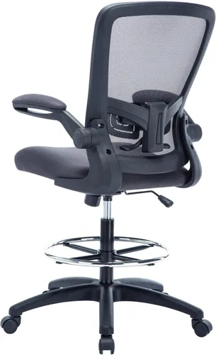 Miniatura 9 de Naomi Home Serena Silla ergonómica de malla de redacción, ajustable, malla transpirable, soporte lumbar, ergonómica y ajustable en altura ajustable