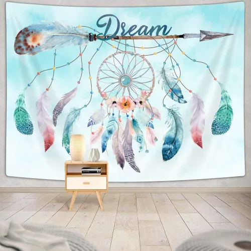 Miniatura 17 de JAWO Alfombra Floral de Sakura Rosa, Tapiz para Colgar en la Pared, Árbol de Flores de Cerezo en Primavera, para Dormitorio, Sala de Estar
