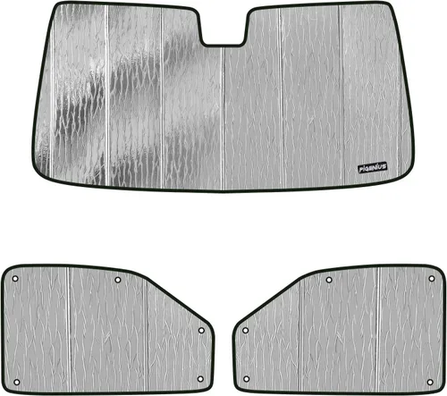 Miniatura 10 de Pigenius Parabrisas y parasol lateral para Toyota Sienna (2021-2025) Armadura de espuma gruesa de ajuste personalizado completo para vehículos