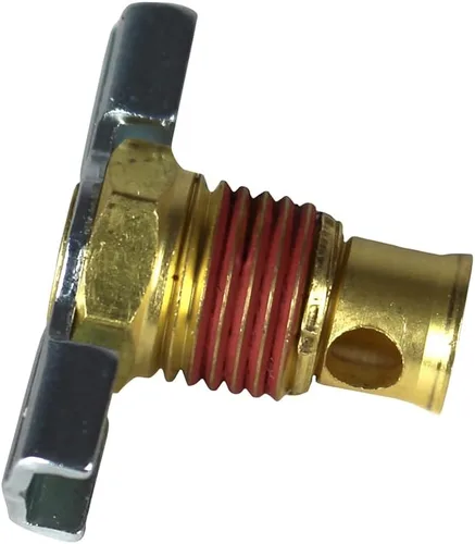 Miniatura 5 de Paquete de 2 válvulas de drenaje de compresor de aire de 1/4 de pulgada de drenaje de tanque NPT de 1/4
