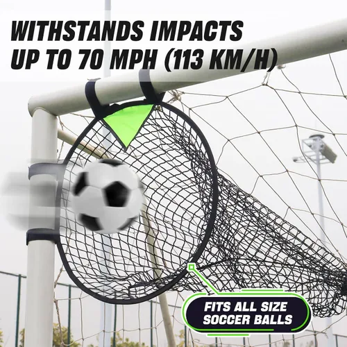 Miniatura 7 de BOHEN Juego de 2 unidades de objetivos de fútbol – Pop-up portátiles Top Bins Target – Fútbol de precisión de disparo para diversión sin fin y Verde
