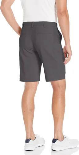 Miniatura 2 de Pantalón corto de golf sólido con parte delantera plana para hombre con cintura cómoda