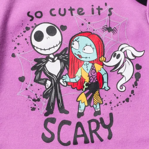 Miniatura 5 de Disney Nightmare Before Christmas Zero Sally Jack Skellington - Paquete de 3 mamelucos de peluche recién nacidos a bebés