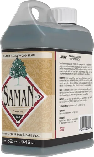 Miniatura 29 de SamaN Tinte para Madera Interior a Base de Agua - Tinte Natural para Muebles, Molduras, Paneles de Madera, Gabinetes (Forest TEW-104-12, 12 oz)