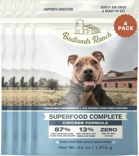 Miniatura 28 de BADLANDS RANCH by Katherine Heigl- Superalimento completo para perros adultos, secado al aire, alto en proteínas, sin relleno, nutrición