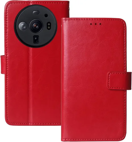 Miniatura 4 de Stand Premium Retro Business Flip Leather Case Protector Bumper for Xiaomi 12S Ultra 6.73" TPU Silicone Protection Phone Cover Skin Folio Book Card