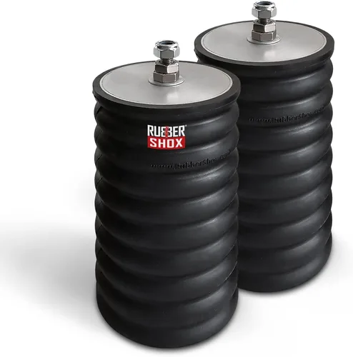 Miniatura 7 de Rubbershox - Tope de goma natural emparejado para RAM ProMaster 1500/2500/3500 Patrón de sistema de mejora de suspensión Capacidad de 9000