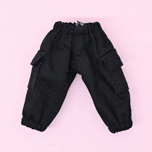 Miniatura 4 de niannyyhouse Camiseta + Pantalones Conjunto de 2 piezas Mono de Camuflaje Camiseta de Color Sólido 1/12 BJD OB11 Muñeca 4.3 pulgadas (4.3 in)