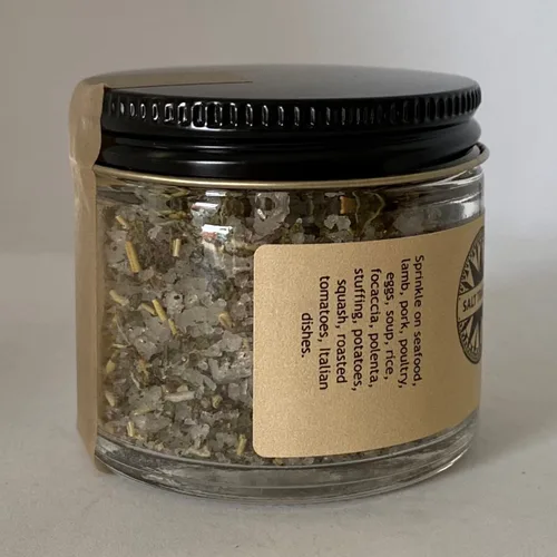 Miniatura 3 de Salt Traders Sabor Sagemary, sal marina con infusión gourmet – 1.5 oz de peso neto.