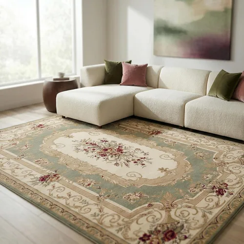 Miniatura 51 de Unique Loom Versailles Collection - Alfombra tradicional clásica con motivo floral, colección Versailles