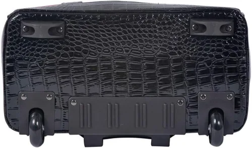 Miniatura 6 de JKM & Company Bolsa con ruedas para laptop para mujer, maletín con ruedas de diseño, se adapta a portátiles de 13 a 17 pulgadas, estuche