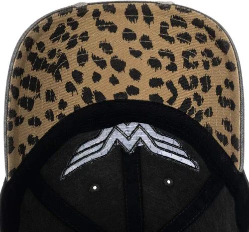 Miniatura 5 de Bioworld Wonder Woman - Sombrero de papá con logotipo de leopardo y superhéroe para mujer