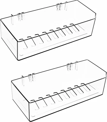 Cq acrylic Estante organizador de ducha de baño, organizador de ducha adhesivo para almacenamiento de baño, decoración del hogar y cocina, estante