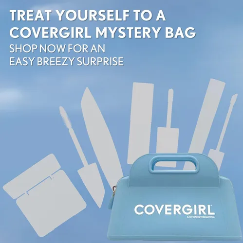 Miniatura 3 de Bolsa Misterio de Belleza Glam de CoverGirl, Regalos para Relleno de Medias, Bolsa Exclusiva de Maquillaje CoverGirl, 4 Productos de Tamaño Completo