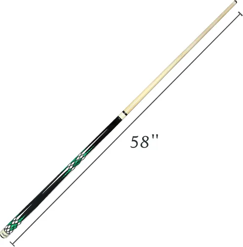 Miniatura 6 de Tai ba cues Palo de billar profesional de madera dura de 19, 20, 30 onzas (seleccionable), color azul, rojo, verde