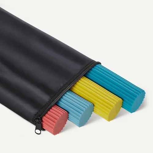 Miniatura 3 de Amazon Basics Juego de 4 barras de resistencia flexibles, barras de ejercicio para fortalecer la muñeca y el antebrazo para entrenamiento