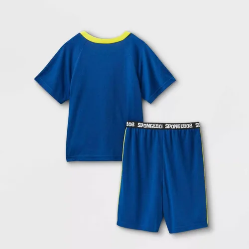 Miniatura 2 de Nickelodeon SpongeBob - Pijama para niño, 2 piezas, camiseta y pantalones cortos