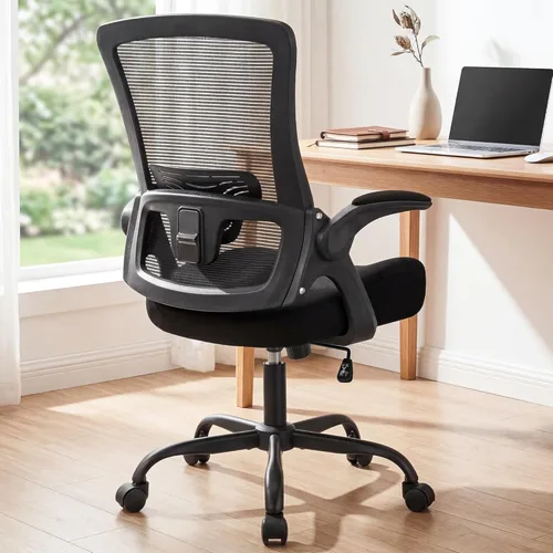 Miniatura 14 de NEO CHAIR Silla de oficina con respaldo alto, silla de malla, cómodo asiento de computadora para juegos con reposacabezas ergonómico ajustable, 2.