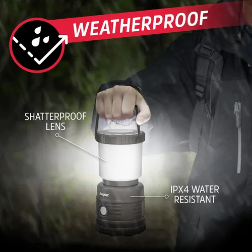Miniatura 7 de ENERGIZER Linterna LED X1500 (paquete de 2), luces de tienda de campaña resistentes al agua IPX4, linternas superbrillantes alimentadas por batería