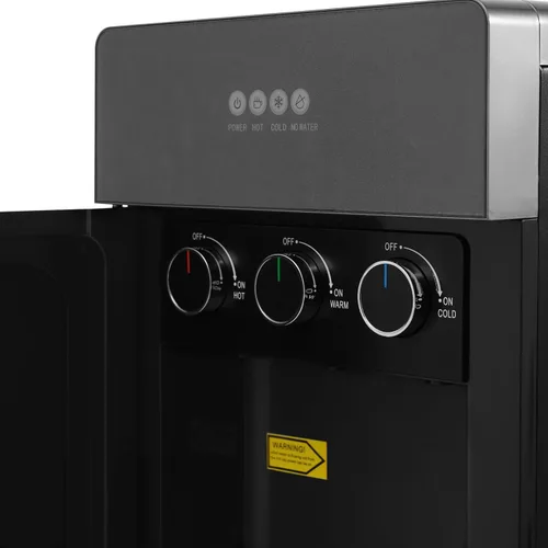 Miniatura 9 de Dispensador de enfriador de agua de carga inferior para botella de 5 galones, 3 ajustes de temperatura, agua caliente, fría y ambiental, perfecto