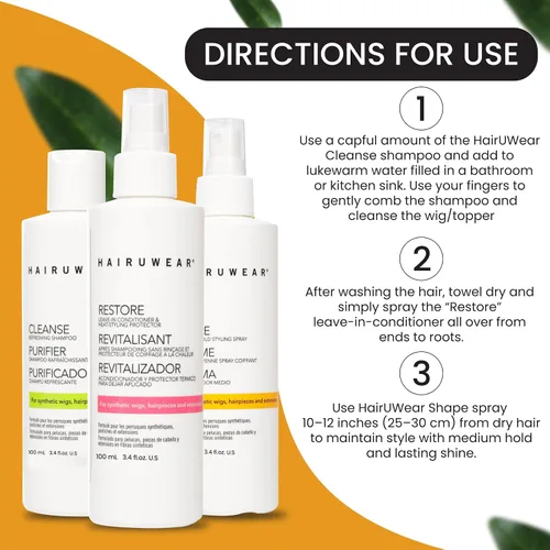 Miniatura 6 de HairUWear Essential Care Kit de viaje