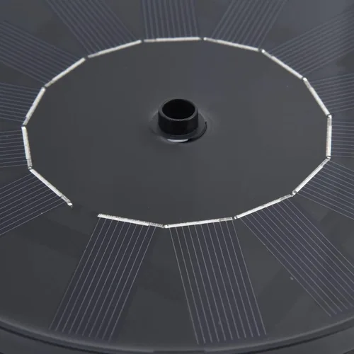 Miniatura 8 de Zerodis Bomba de fuente solar, fuente de agua solar de 4 rociadores para baños de pájaros, jardín, estanque, piscina al aire libre (rosa)