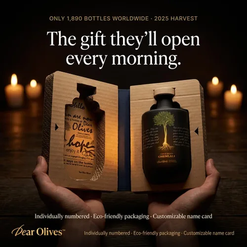 Miniatura 9 de Dear Olives™ Aceite de oliva virgen extra mediterráneo suave, cosecha temprana prensado en frío, sabor equilibrado y polifenoles, perfecto