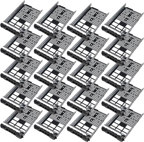 Miniatura 7 de Paquete de 2 bandejas de disco duro KG1CH 0KG1CH HDD Caddy 3.5 Soporte de disco duro Bandeja SSD compatible con Dell PowerEdge R430 R530 R630 R730
