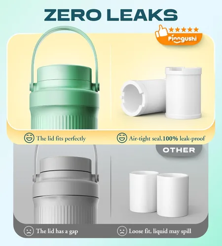 Miniatura 8 de Botella enfriadora de leche materna de 22 onzas – Enfriador de leche materna 24 horas 360° con 2 botellas de almacenamiento para viajes y uso al