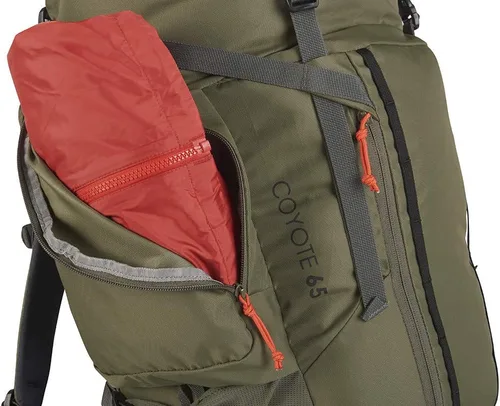 Miniatura 7 de Kelty Coyote - Mochila de 60 a 105 litros, para hombre y mujer (actualización 2020) - Mochila de senderismo, mochilero, mochila de viaje, Burnt Olive