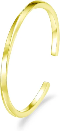 HX SHARE Cuff Bracelets for Women 316 Stainless Steel Bracelet for Women Gold-Silver-Rose Gold Gifts for Girls and Women