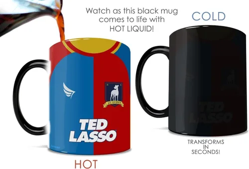 Miniatura 4 de Morphing Mugs Ted Lasso – AFC Richmond Jersey Design – Personalizar con nombre y número – Una taza de cerámica que cambia de color de 11 oz – Imagen