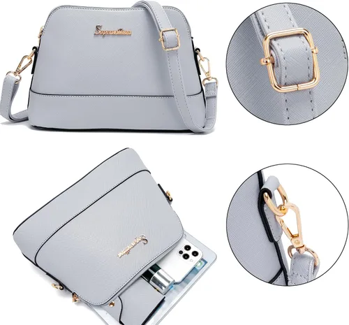 Miniatura 5 de Soperwillton - Juego de bolsas para mujer a la moda, 5