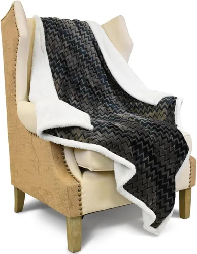Miniatura 12 de Catalonia Sherpa - Manta para sofá cama, súper suave, cómoda y esponjosa reversible. Cobija de felpa de lana para todas las estaciones para adultos