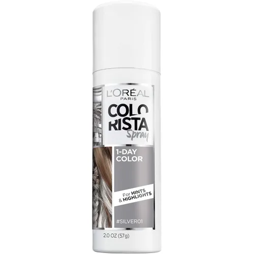 L'Oreal Paris Color para pelo colorista, espray de un día, Plateado