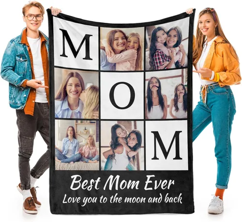 Miniatura 25 de inkArts Mantas personalizadas con fotos para la familia, manta de fotos personalizada, mantas personalizadas con fotos como regalos para Navidad, 8