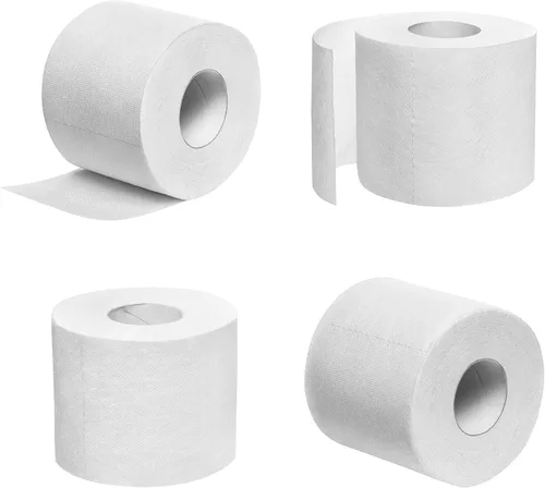Miniatura 2 de Tiger Chef Rollos de papel higiénico, 2 capas, 500 hojas por rollo de papel higiénico, paquete de 4 rollos