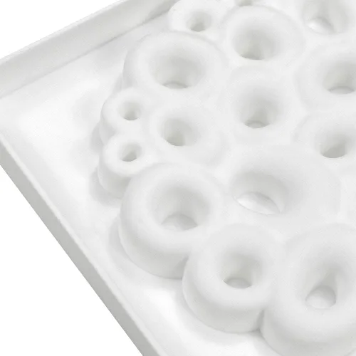 Miniatura 5 de Moldes de silicona circulares de burbuja para chocolate de mostsom, moldes para hornear de grado alimenticio y antiadherentes para hacer chocolate