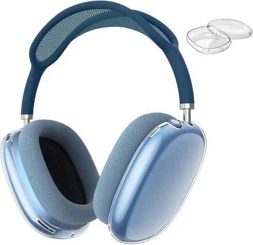 Miniatura 10 de FINTIE Funda para AirPods Max, Funda protectora de TPU suave transparente antiarañazos, Protector de accesorios de silicona transparente
