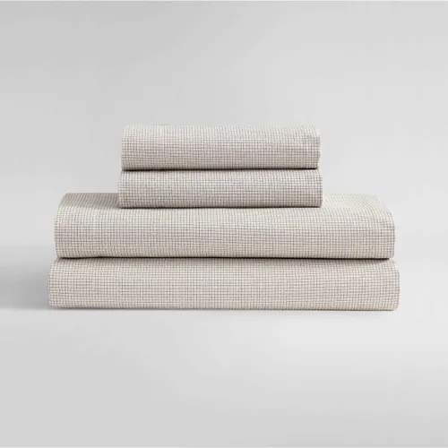 Miniatura 2 de Calvin Klein - Juego de sábanas de tamaño Queen, sábanas refrescantes frescas y a medida con un tacto de percal de algodón naturalmente suave