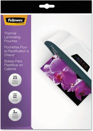 FEL5200501 - Fellowes Glossy Pouches - Carta, 3 mil, paquete de 25