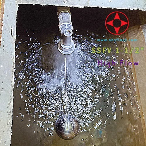 Miniatura 2 de Válvula de bola de flotador equilibrada de acero inoxidable 304, montaje en tanque, 100 Psi (1-1/2")