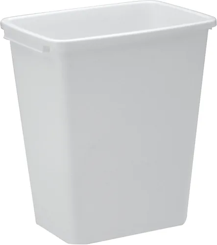 Miniatura 2 de Papelera negra rectangular para oficina, interiores o el hogar de United Solutions de 3.25 galones, color negro