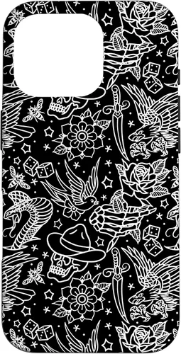 Miniatura 20 de Funda de arte de tatuaje tradicional americano para iPhone 17