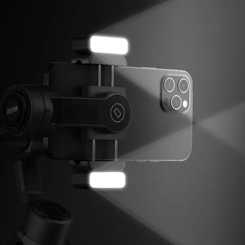 Miniatura 4 de Zhiyun Luz de relleno magnética suave de 5 estabilizadores, luz de relleno suave 5S con 4 colores de filtros de luz