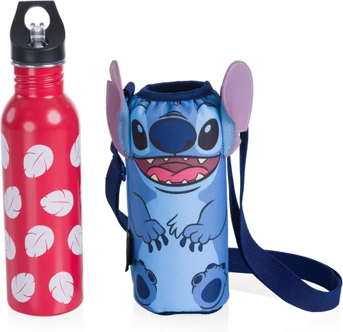 Miniatura 2 de Picnic TIME Disney Shorts Bottle Cooler Tote, Insulated Water Bottle Holder with Adjustable Shoulder Strap for Travel Picnic Theme Parks, Fits 20 to