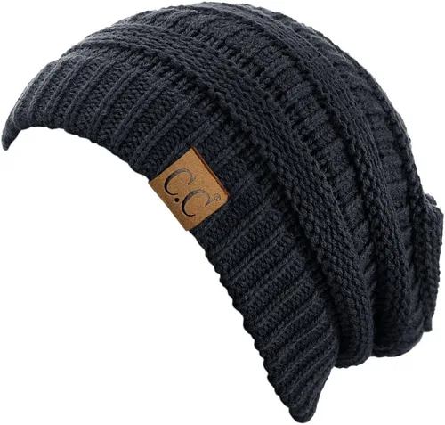Miniatura 427 de C.C Trendy Warm Chunky Soft Stretch Cable Knit Beanie