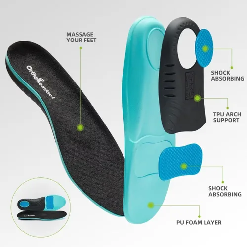 Miniatura 4 de OrthoComfoot Zapatos sin cordones para mujer con soporte de arco, pantuflas ortopédicas, mocasines para fascitis plantar para aliviar el dolor